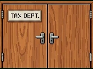 Tax Dept. door